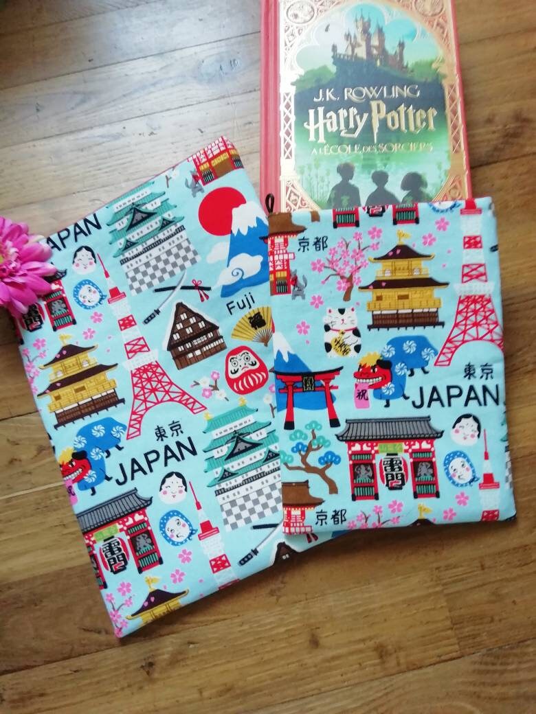 Book pouch / booksleeve "Japan"