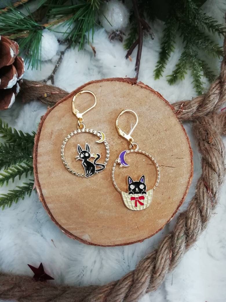 Stitch marker / stitch marker "Black Cat"