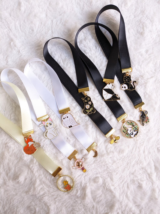 Anti-loss magnetic ribbon bookmark, model of your choice